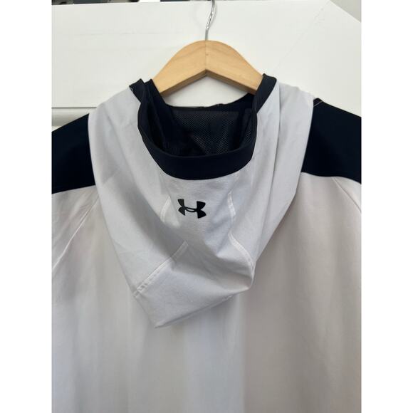 Under Armour Storm Loose Pullover Anorak Jacket Womens Size XL White Half Zip - Picture 15 of 16
